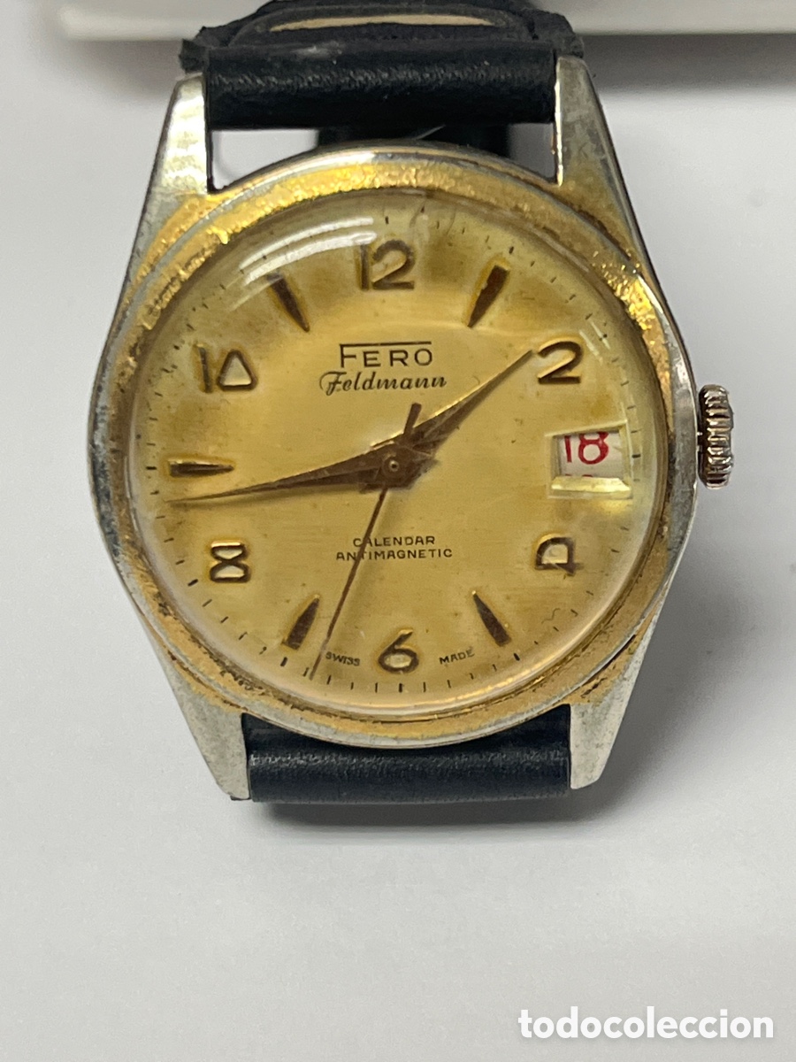 Relojes de pulsera: Reloj Fero Feldmann carga manual /CR38-44 - Foto 1