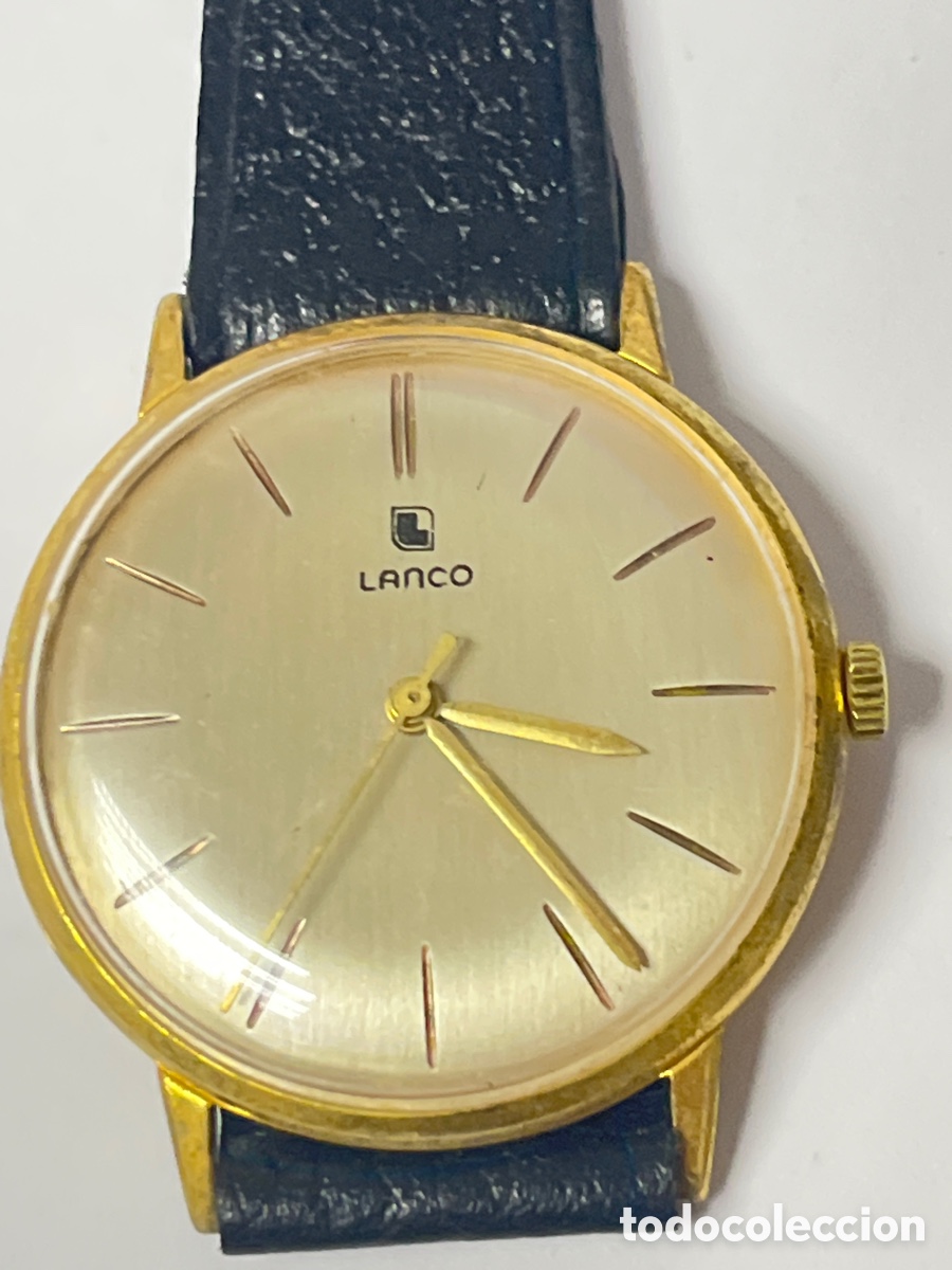 Relojes de pulsera: Reloj Lanco carga manual maquinaria original 1003 en funcionamiento /CR38-48