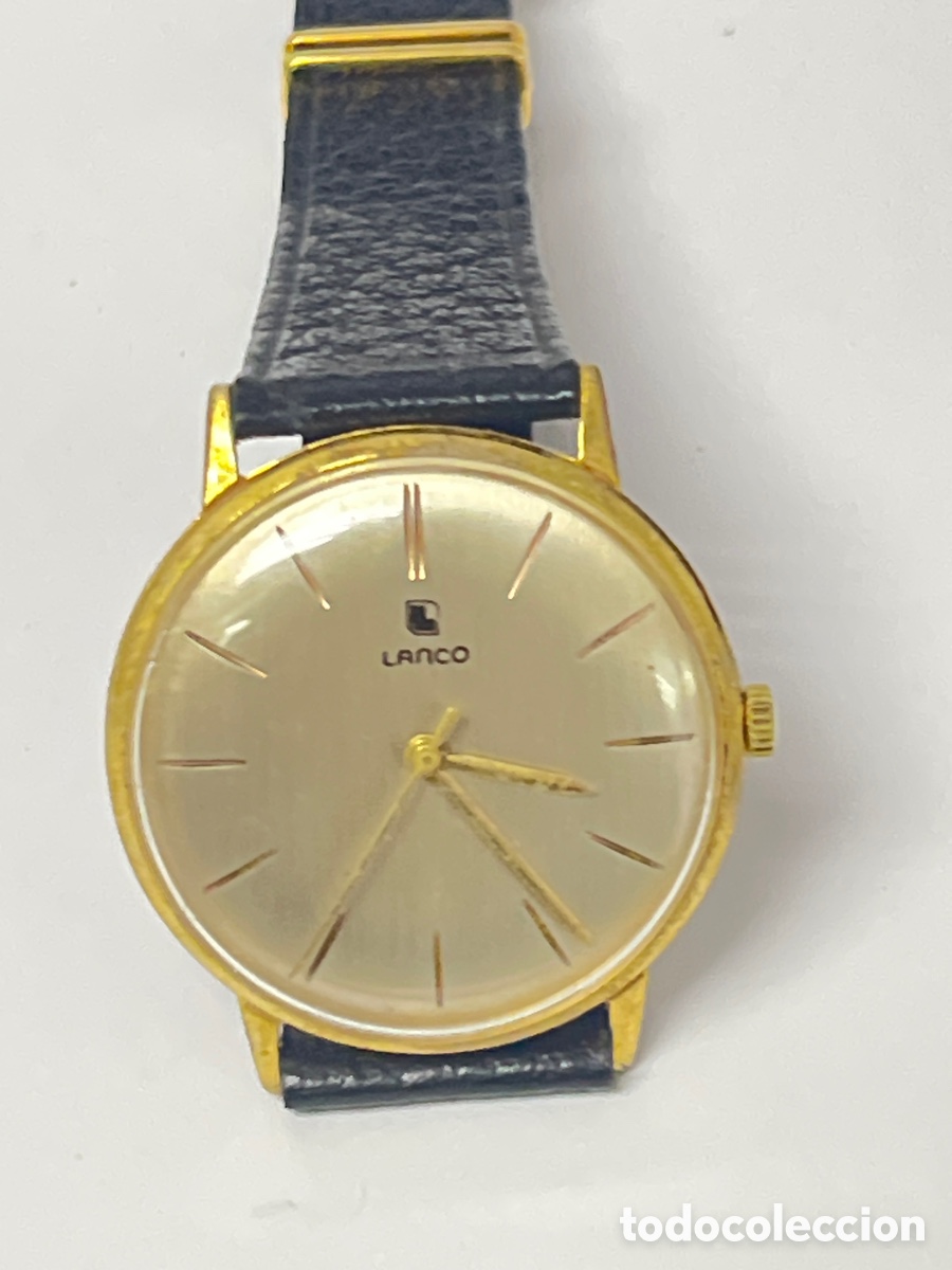 Orologi da polso: Reloj Lanco carga manual maquinaria original 1003 en funcionamiento /CR38-48