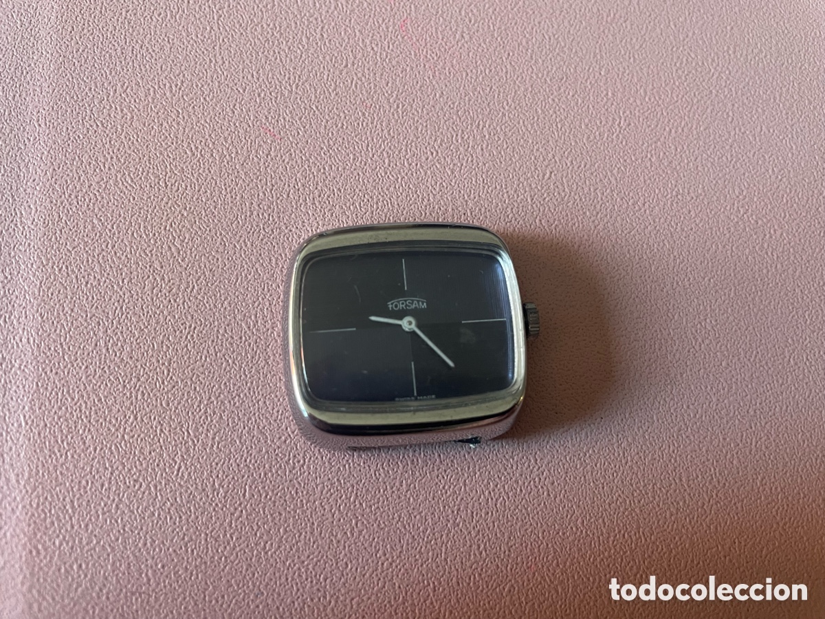 Montres-bracelets: Reloj Forsam Suizo Vintage Acero Carga Manual Funcionando
