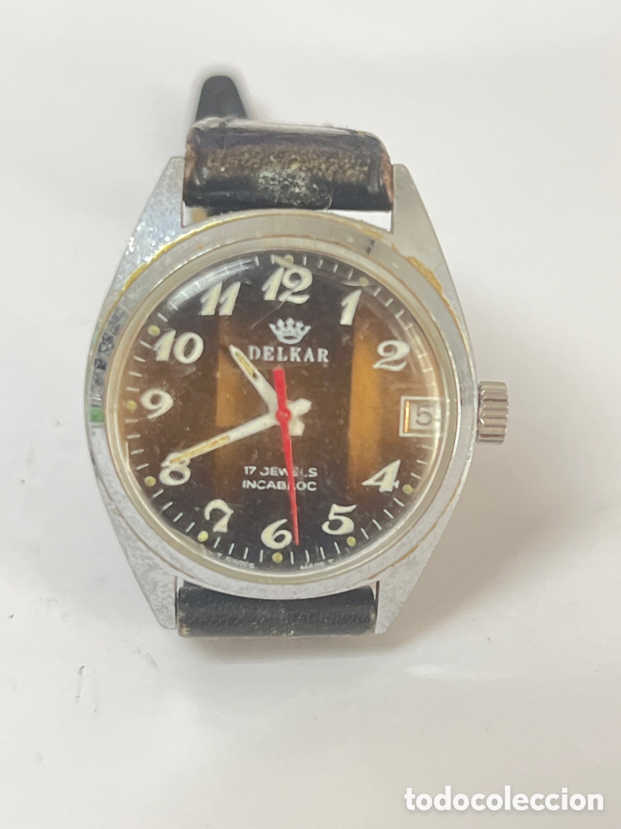 Wristwatches: Reloj Delkar carga manual /CR39-16