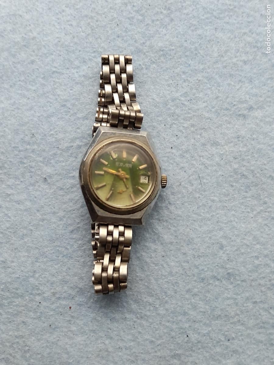 Relojes de pulsera: Reloj Marca Savar. Cl&aacute;sico de dama. - Foto 1