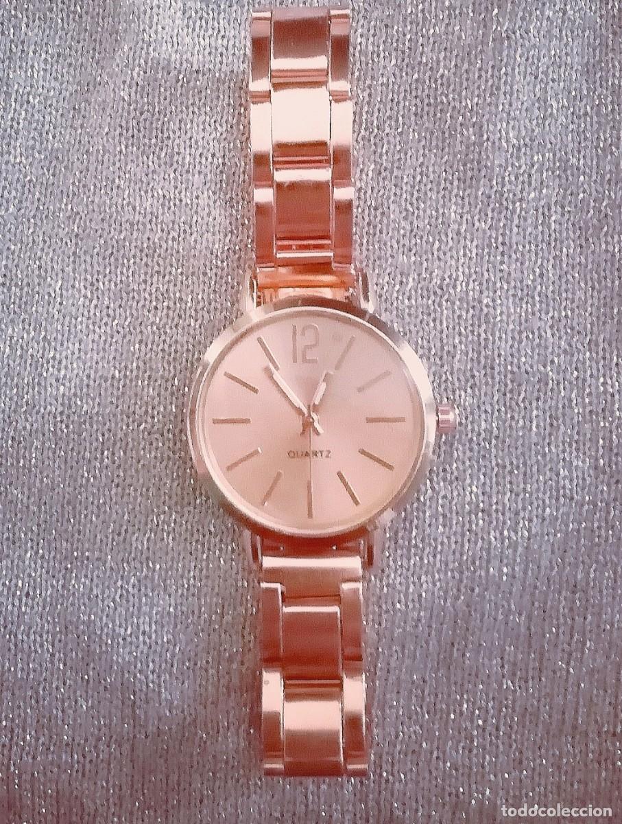 Montres-bracelets: Original reloj de pulsera color oro rosa. 2,8 diam. Muy bonito
