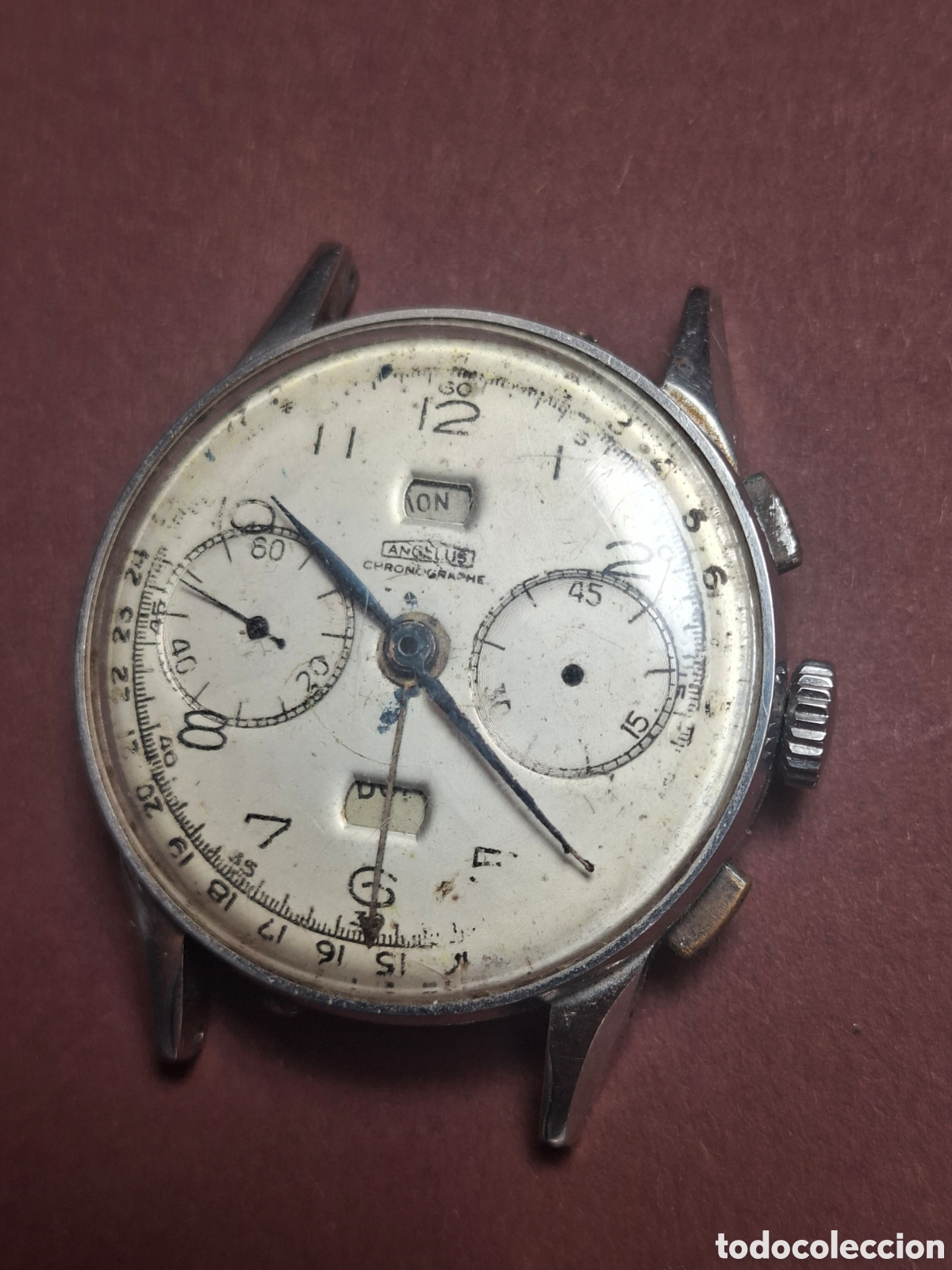 Relojes de pulsera: Reloj cron&oacute;metro &Aacute;ngelus reparar o piezas