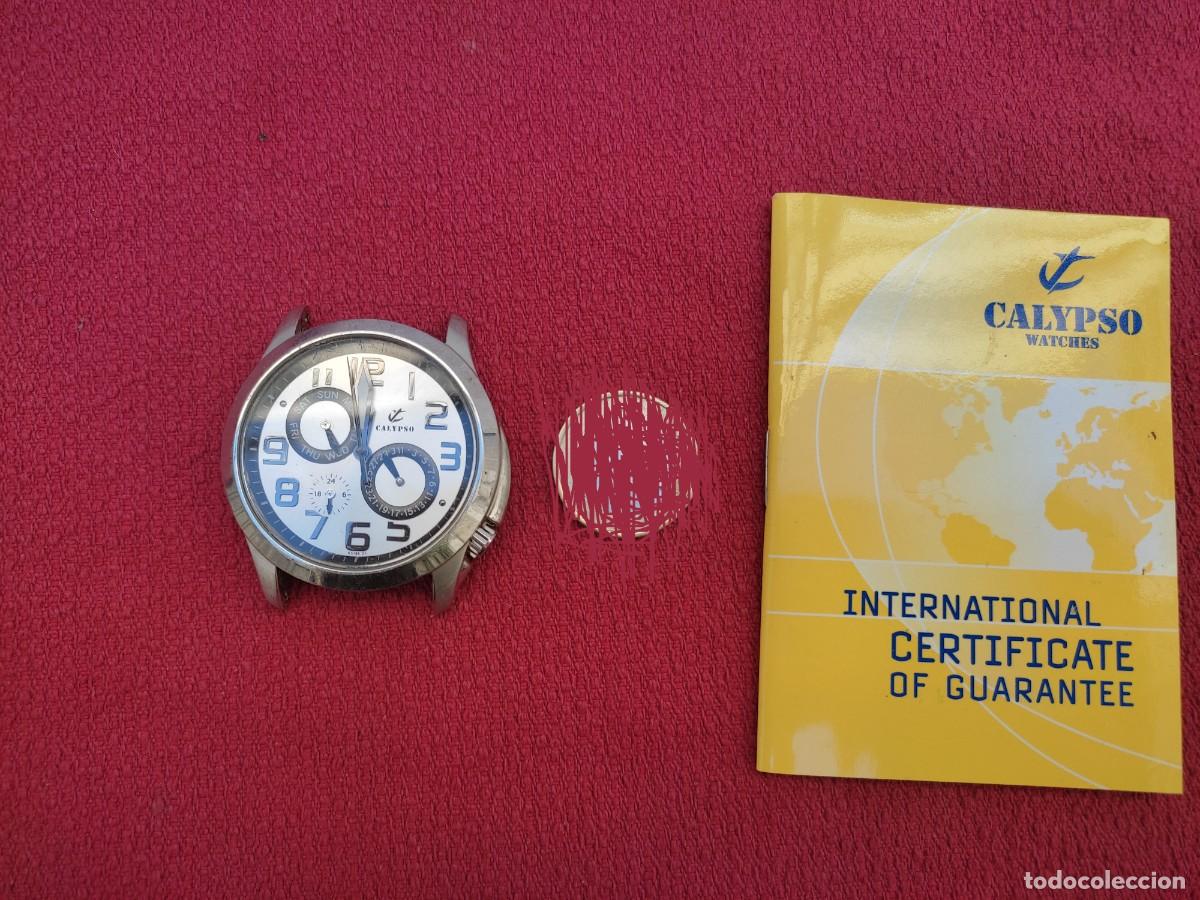 Relojes de pulsera: antiguo reloj de pulsera Calypso - Model K5188 - no funciona - con librito garantia