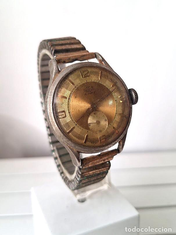 Relojes de pulsera: Reloj HOBA Mec&aacute;nico A&ntilde;os 50. Funcionando