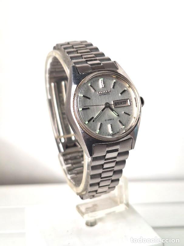 Relojes de pulsera: Reloj Citizen Autom&aacute;tico 21 Rub&iacute;es Calendario