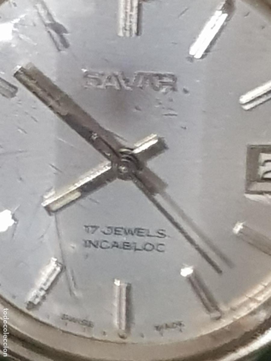 Relojes de pulsera: RELOJ DE HOMBRE SAVAR 17 JEWELS SWISS