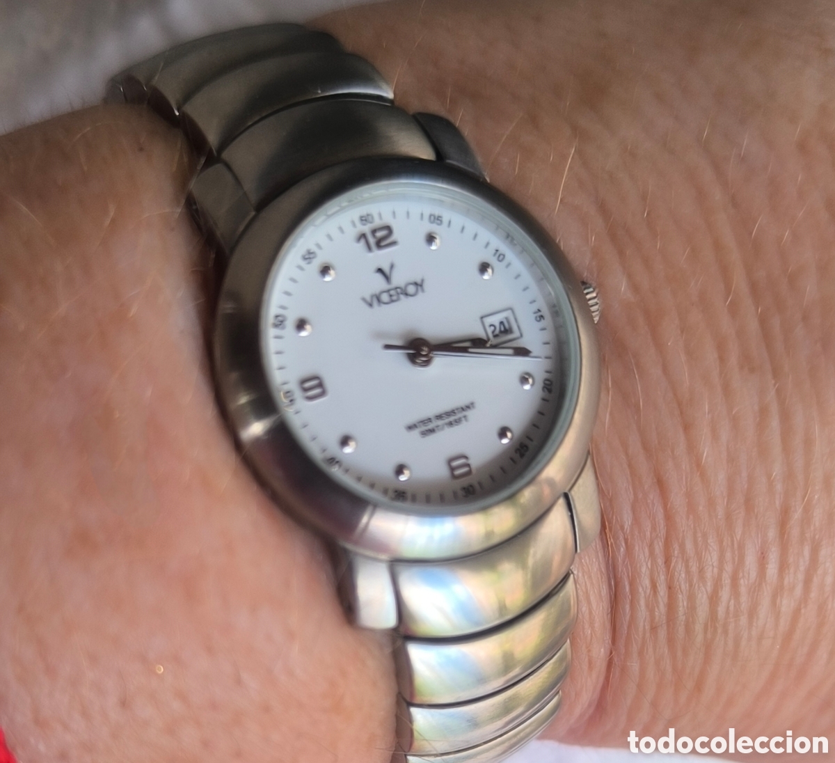 Relojes de pulsera: Vendo reloj acero de se&ntilde;ora Viceroy totalmente nuevo