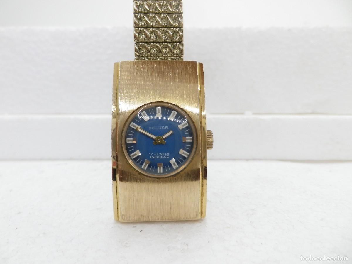Relojes de pulsera: RELOJ DE LUJO SUIZO MECANICO DELKAR ORO 20 MICRAS DE ENORME BELLEZA BELLEZA DE COLECCI&Oacute;N WATCHES