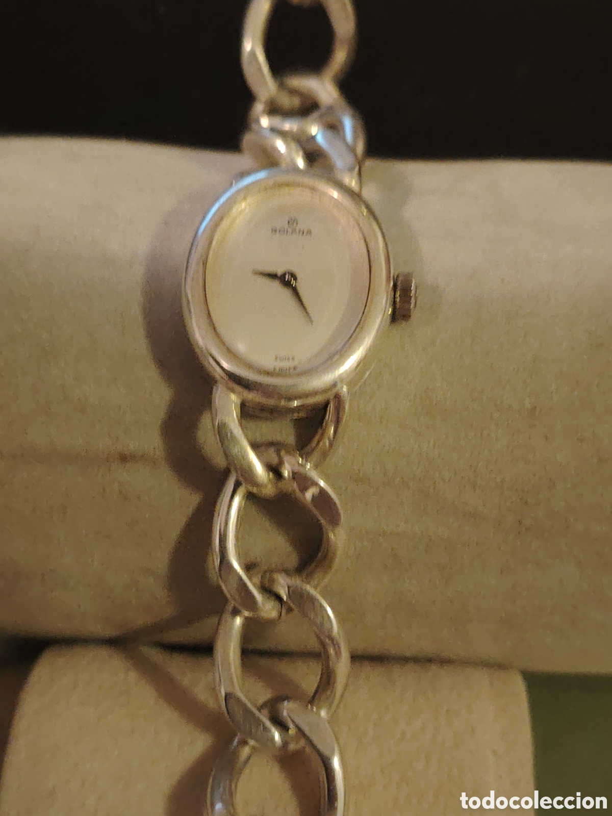 Relojes de pulsera: Rel&oacute;gio senhora todo em prata de lei