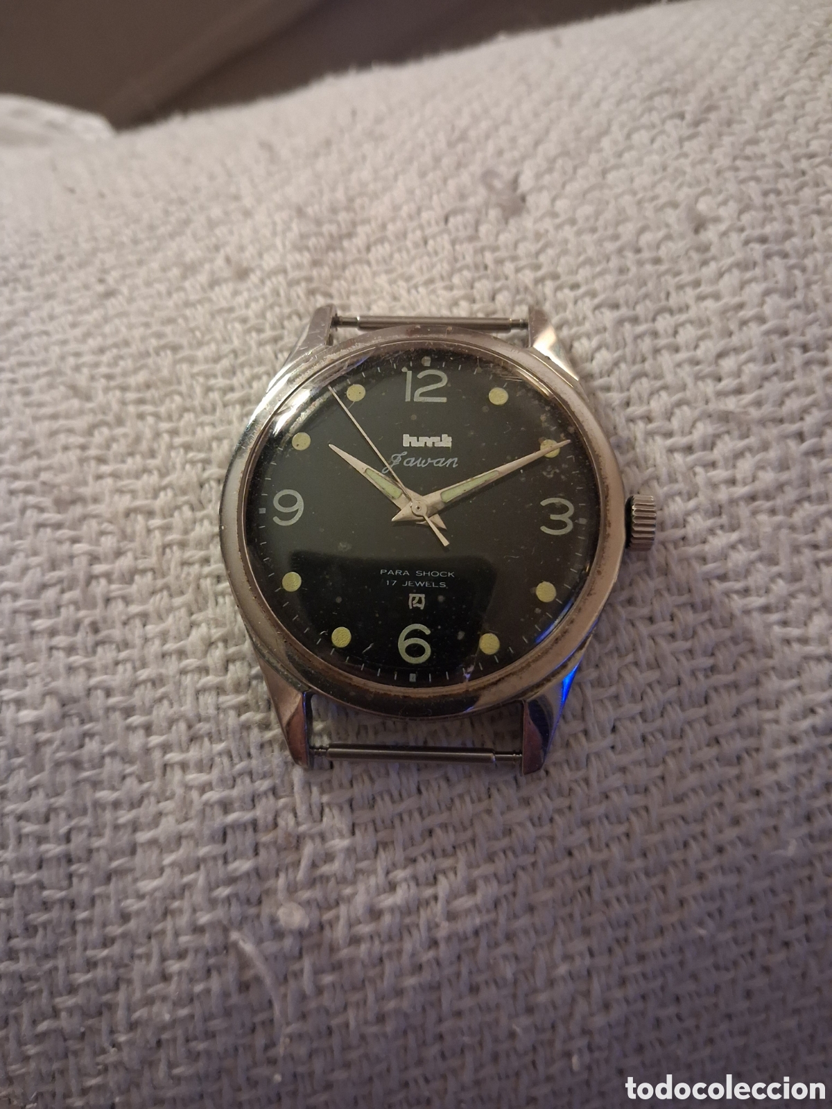 Relojes de pulsera: Reloj Carga manual segundero central - Foto 2