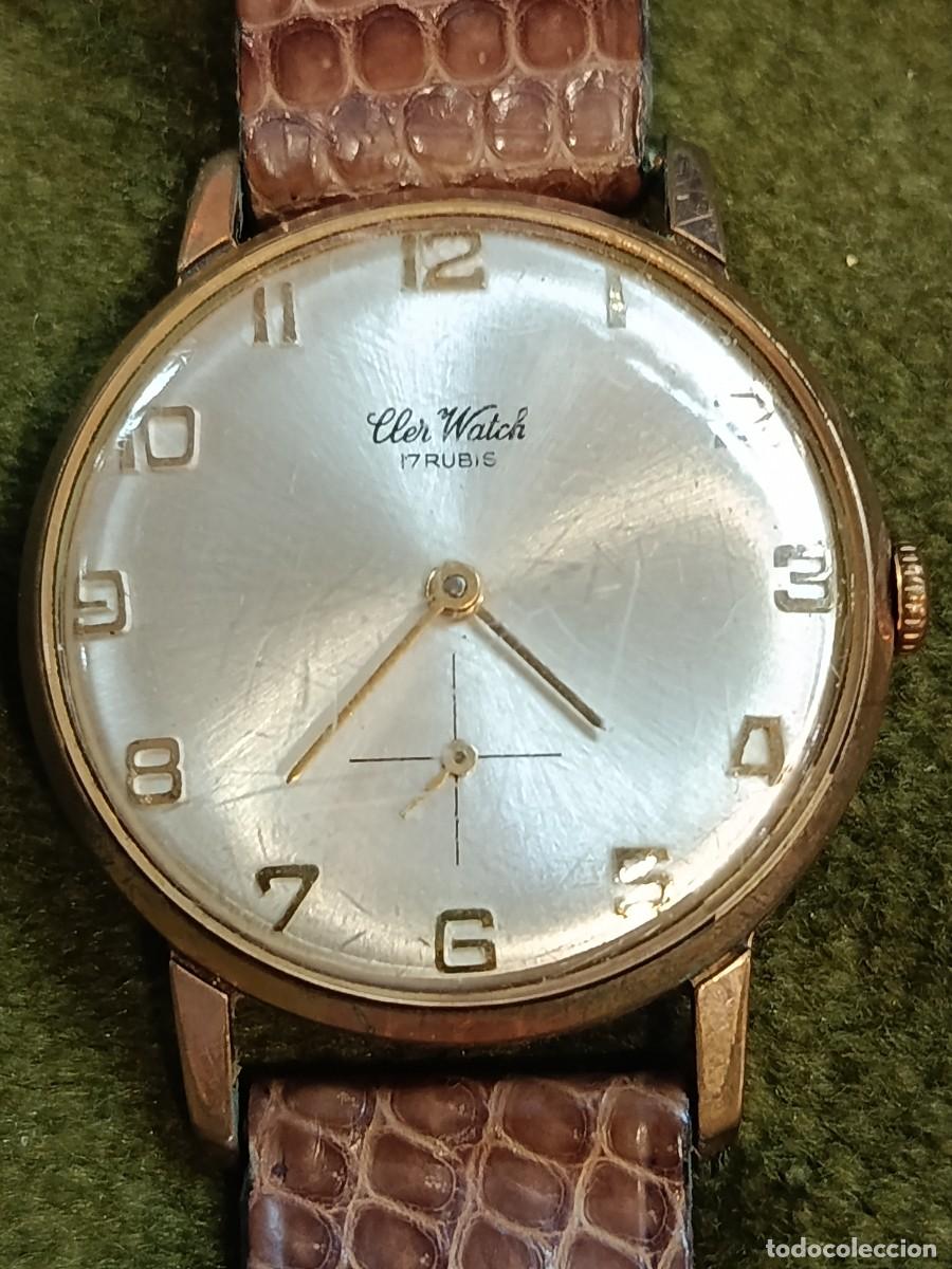 Relojes de pulsera: reloj de pulsera mec&aacute;nico vintage de la marca Cler Watch REF-7231