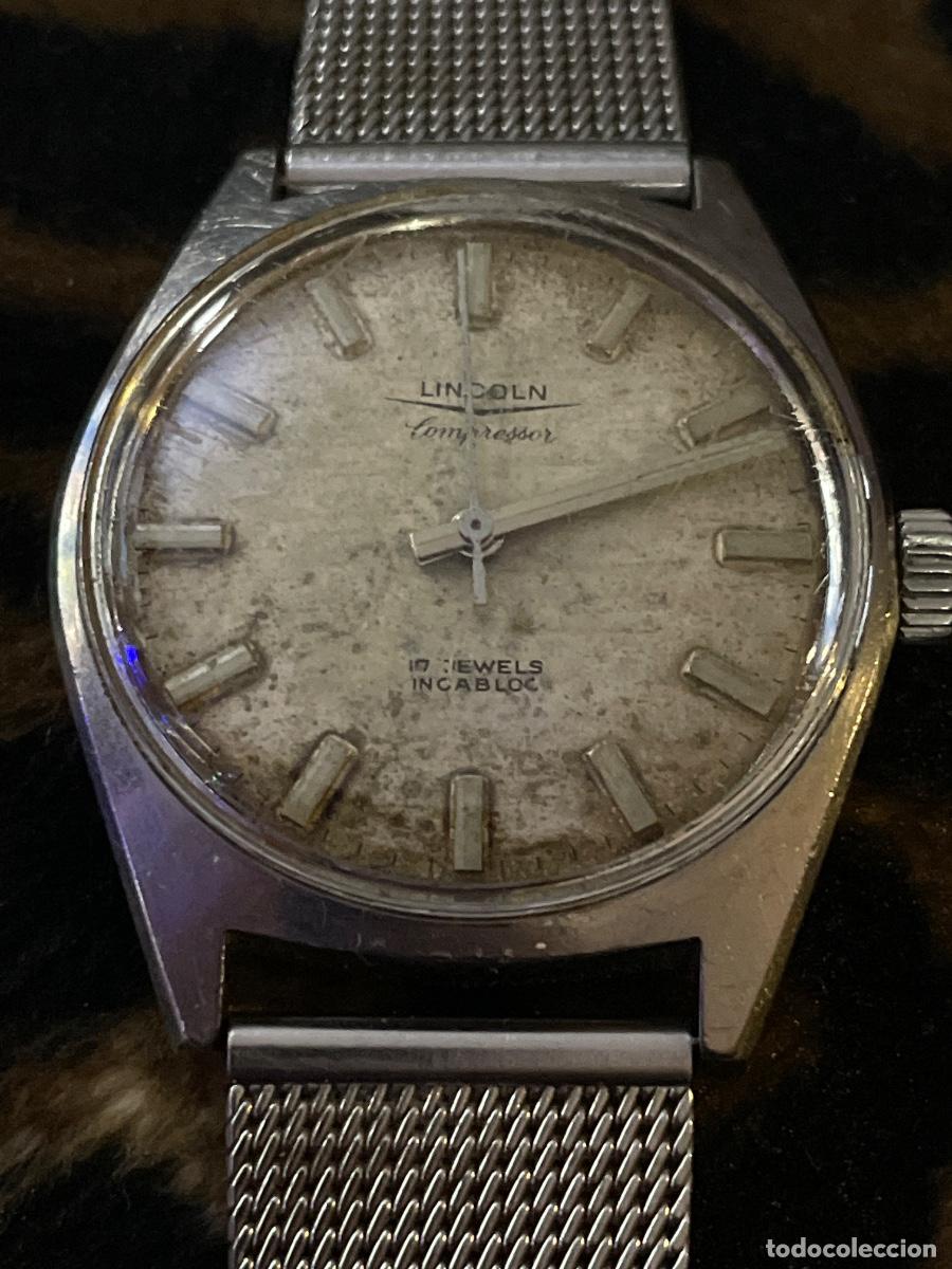 Relojes de pulsera: Antiguo reloj de cuerda Lincoln