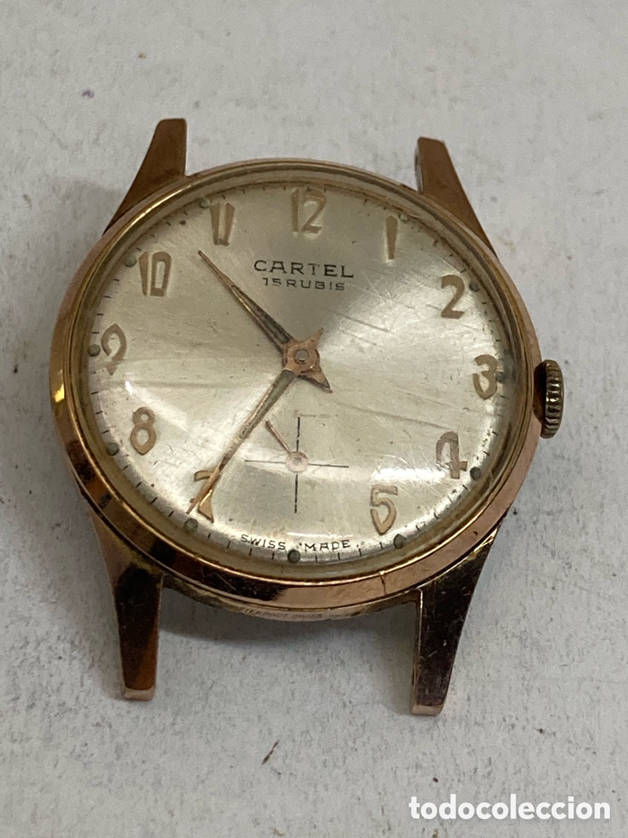 Relojes de pulsera: Reloj Cartel Carga manual para piezas