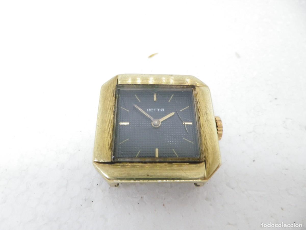 Relojes de pulsera: RELOJ VINTAGE FRANCES HERMA DAMA A&Ntilde;OS 60 MECANICO FUNCIONA OK WATCHES