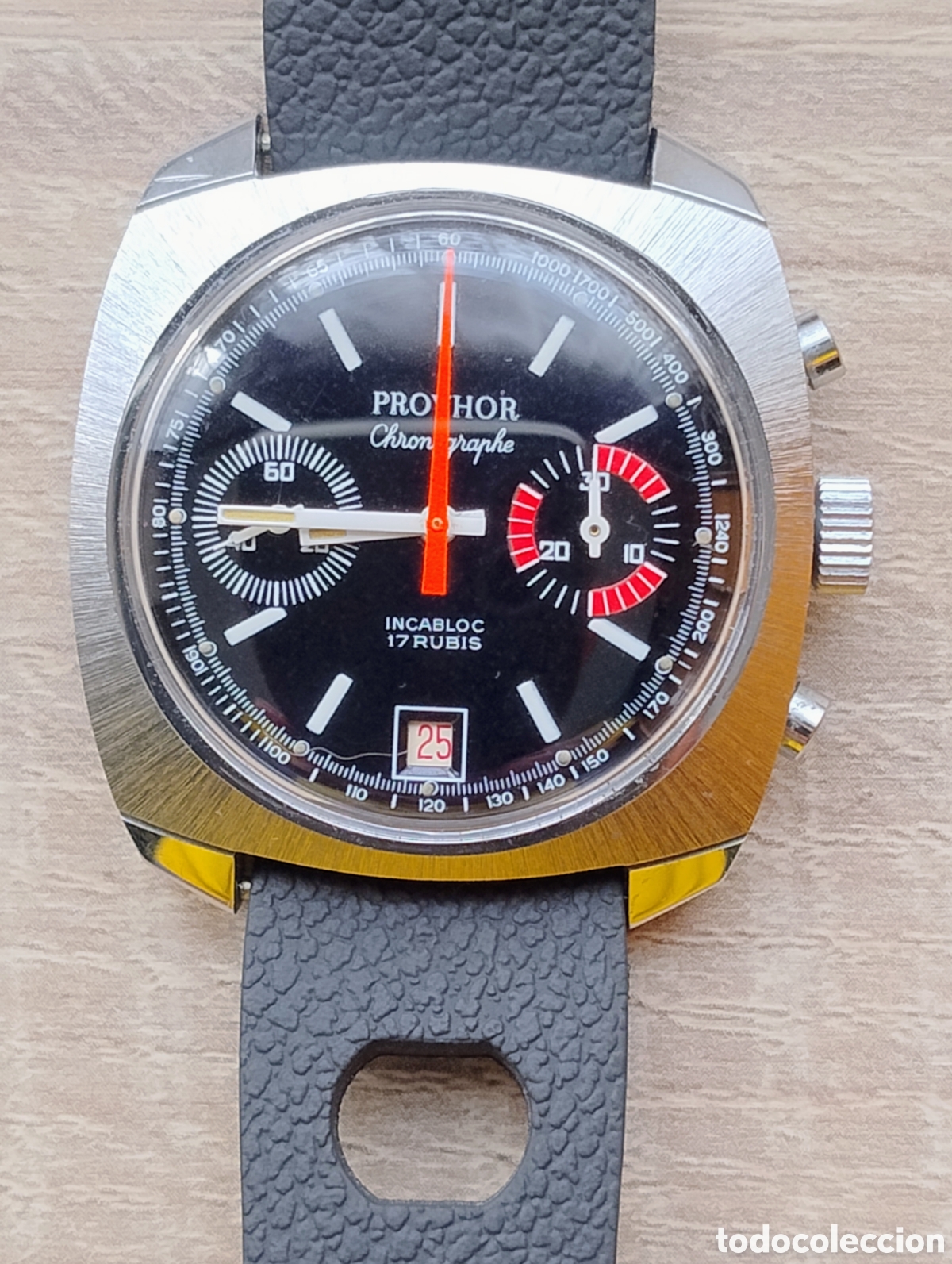 Relojes de pulsera: Cron&oacute;grafo Provhor Valjoux 7734
