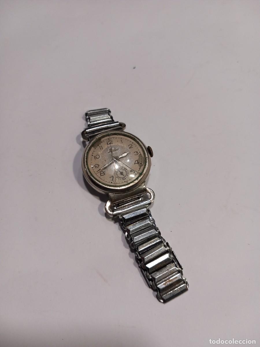 Relojes de pulsera: RELOJ MIDO A CUERDA 15 JEWELS FUNCIONANDO (G)