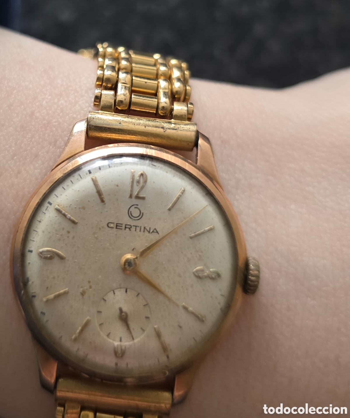 Relojes de pulsera: Oferta fin de semana!Reloj Certina chapado oro. - Foto 2