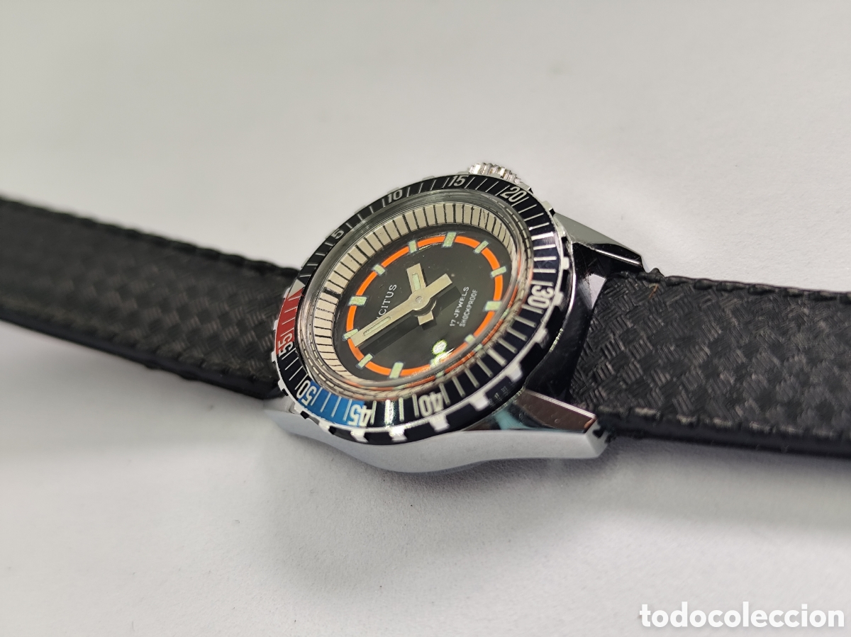 Relojes de pulsera: Reloj Incitus Diver NOS Tropic Vintage