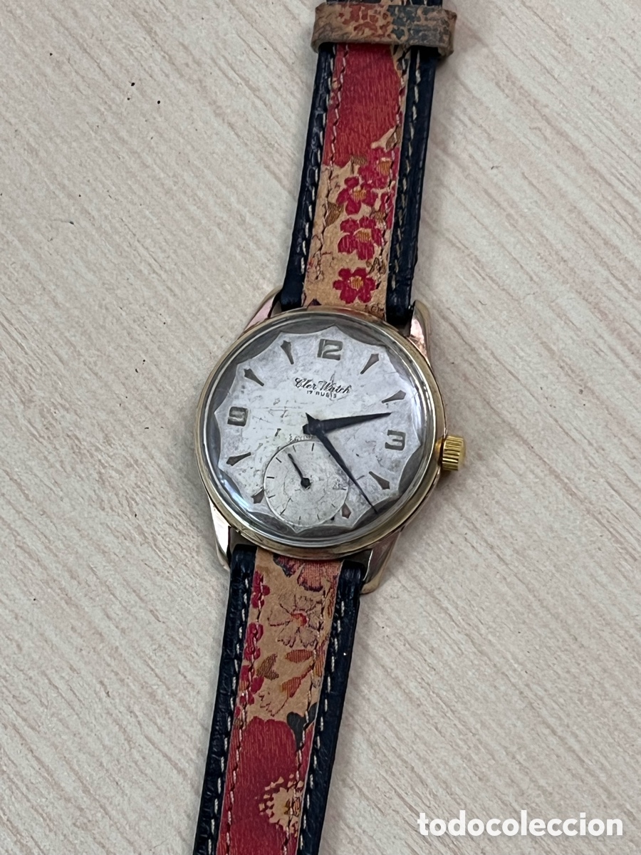 Relojes de pulsera: ✅ reloj Cler Watch grava manual 35 mm vintage