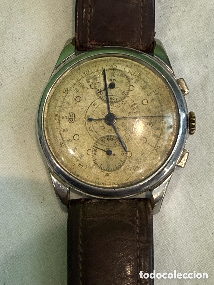 Relojes de pulsera: Cron&oacute;grafo Suizo Vintage Chronographe Suisse A&ntilde;os 40 50 Mec&aacute;nico Original Funciona