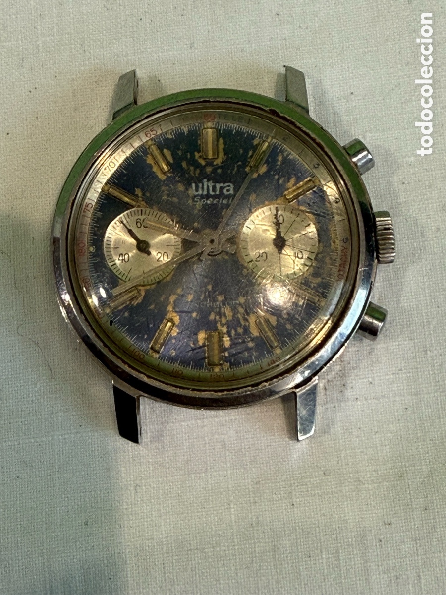 Relojes de pulsera: Ultra Special Cron&oacute;grafo Suizo Vintage A&ntilde;os 60 70 Mec&aacute;nico .