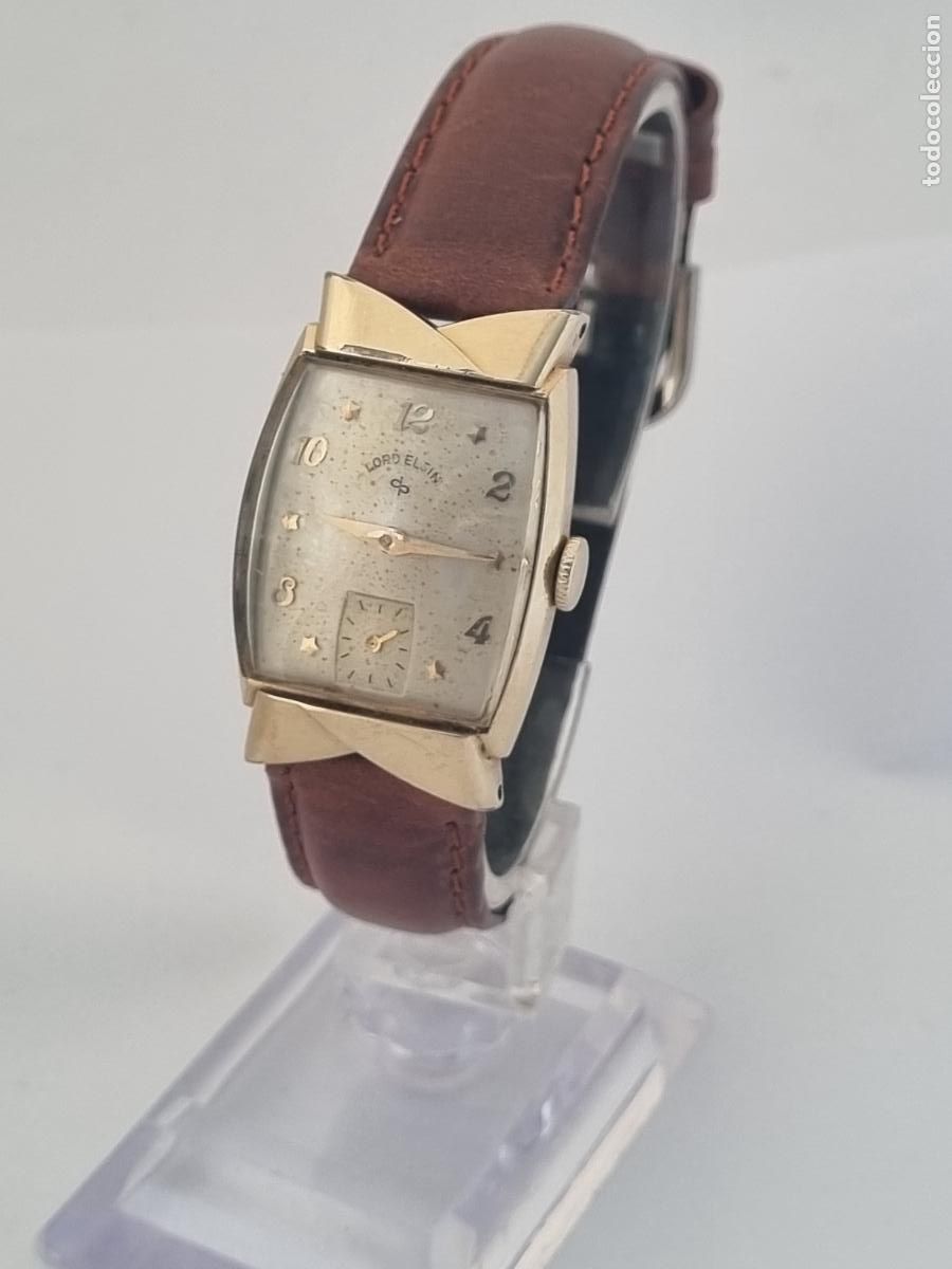 Relojes de pulsera: RARO LORD ELGIN ART DECO 14K GOLD FILLED MECANICO FUNCIONANDO AMERICANO