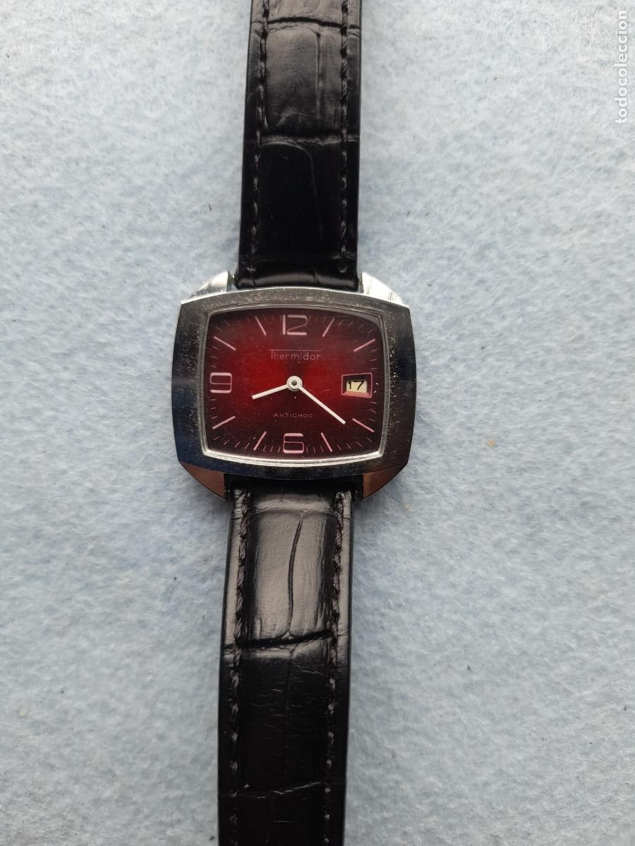 Relojes de pulsera: Reloj Marca Thermidor. Cl&aacute;sico de Caballero. Funcionando.