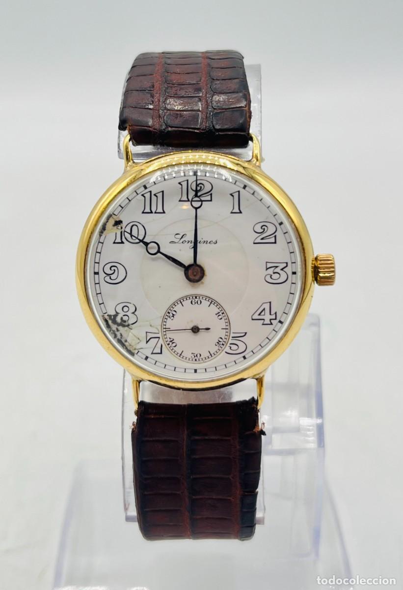 Relojes de pulsera: LONGINES oro 18k reloj Art D&eacute;co vintage a&ntilde;os 20 30 mec&aacute;nico suizo calibre 15.54