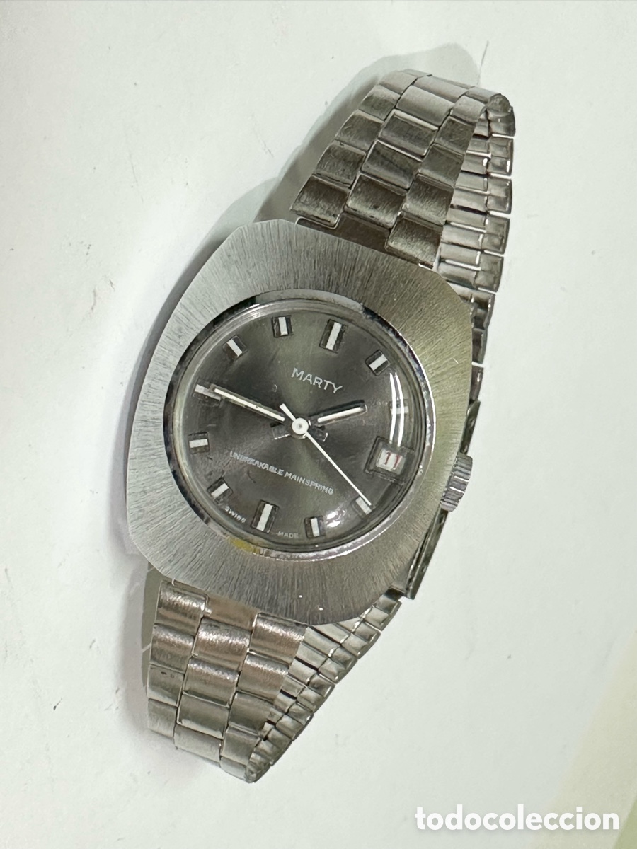 Rel&oacute;gios de pulso: Reloj MARTY UNBREAKABLE MAIN SPRING Con D&iacute;a Swiss Made
