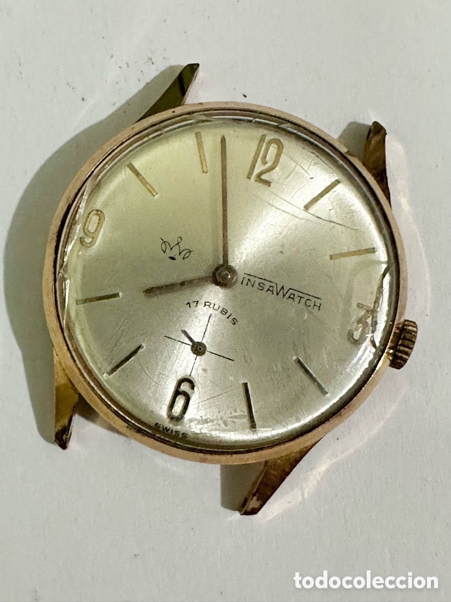 Rel&oacute;gios de pulso: Reloj INSAWATCH 17 RUBIS Vintage Swiss Made
