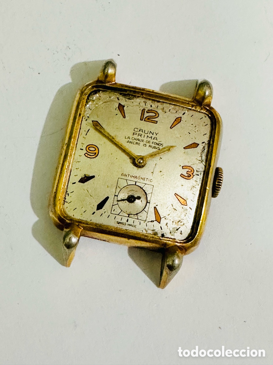 Rel&oacute;gios de pulso: Reloj CAUNY PRIMA LA CHAUX DE FONDS ANCRE I5 RUBIS Suiss