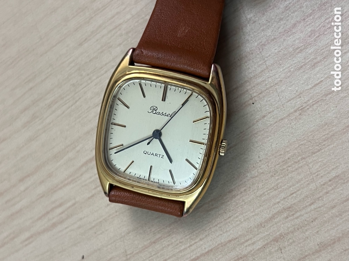 Montres-bracelets: ✅ reloj BASSEL Cuarzo chapado en oro suizo