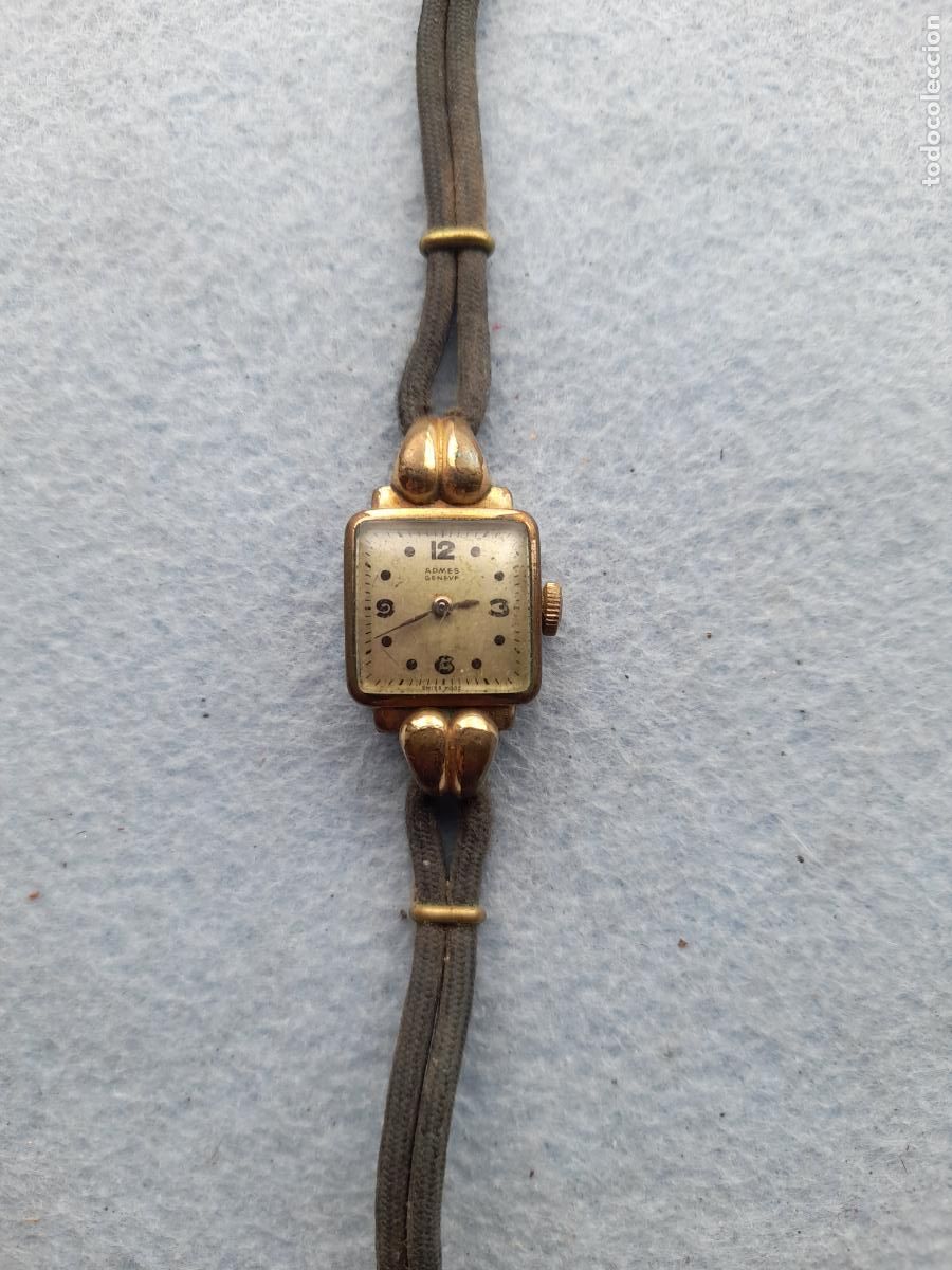 Relojes de pulsera: Reloj Marca Admes Geneve. Cl&aacute;sico de Dama. Swiss made.