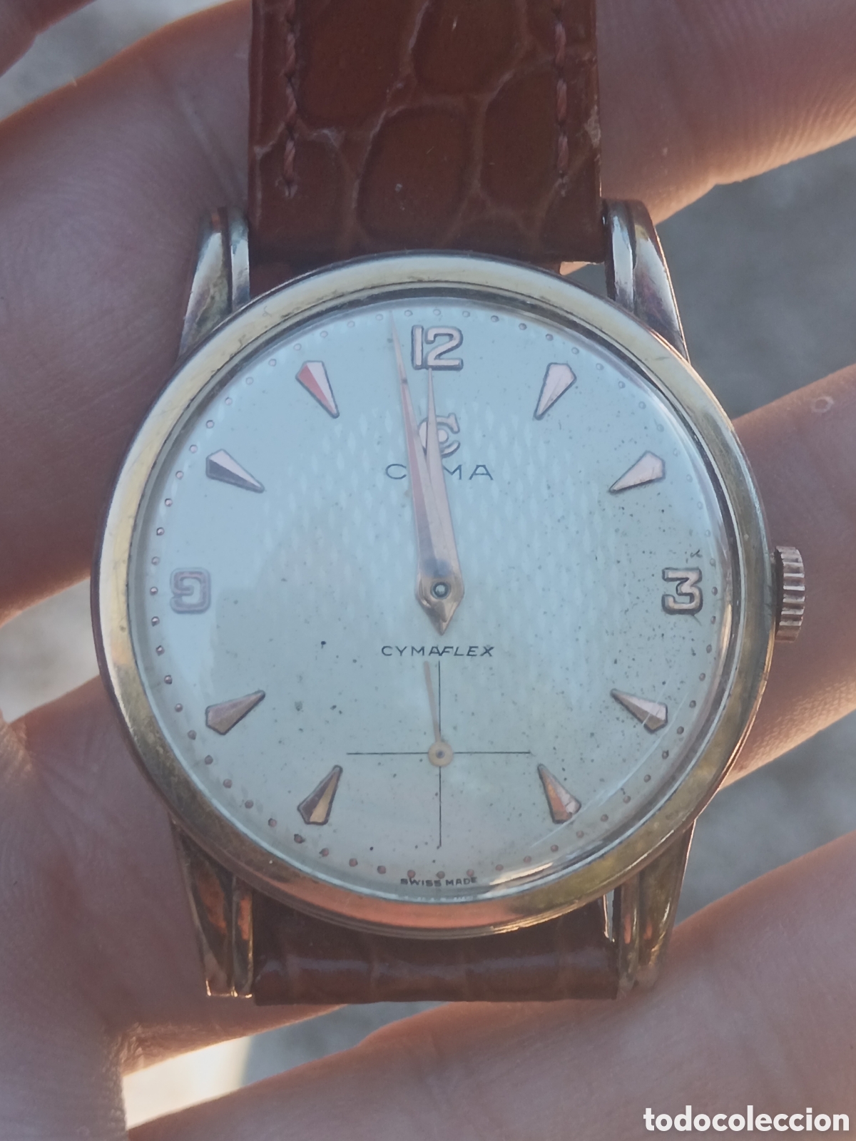 Relojes de pulsera: Reloj hombre cyma cymaflex Jumbo