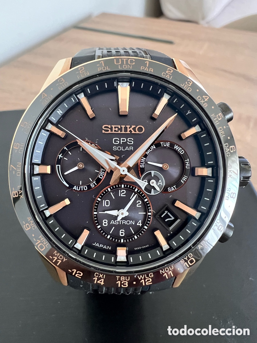 Relojes de pulsera: Seiko Solar Astrom GPS de 43mm Full-Set