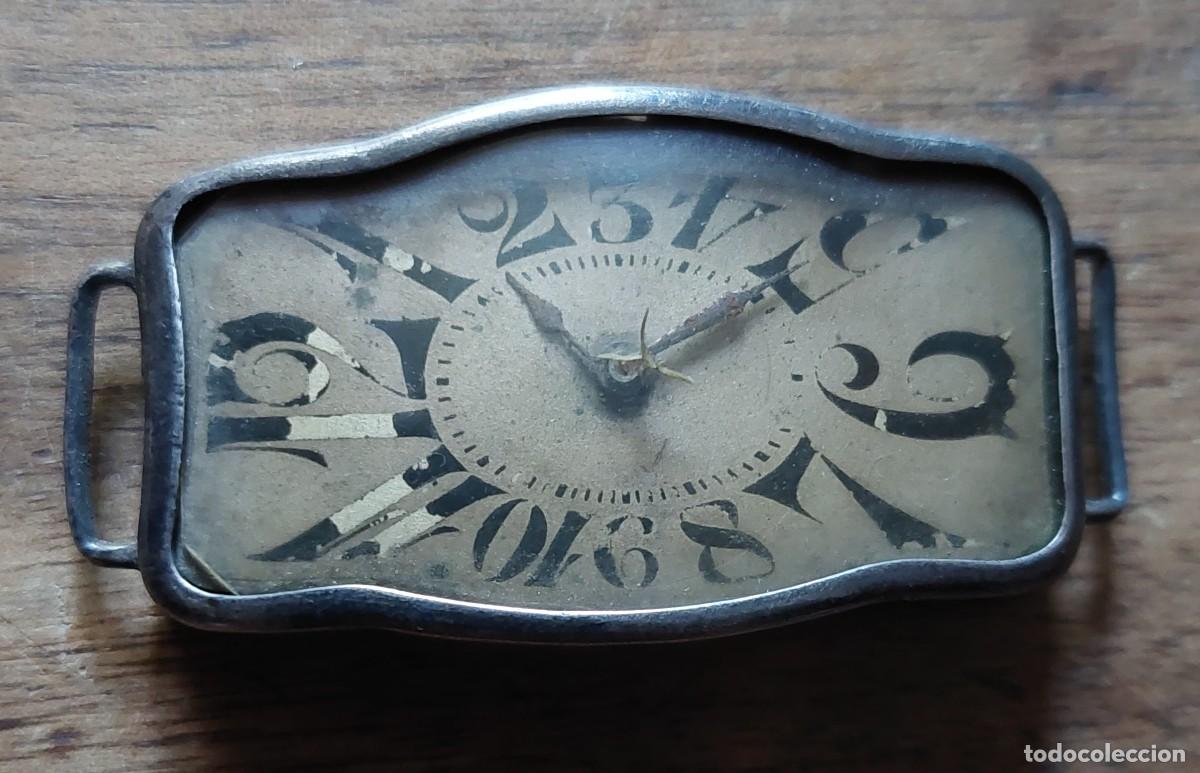 Relojes de pulsera: Antiguo relog de pulsera modernista en plata una joya