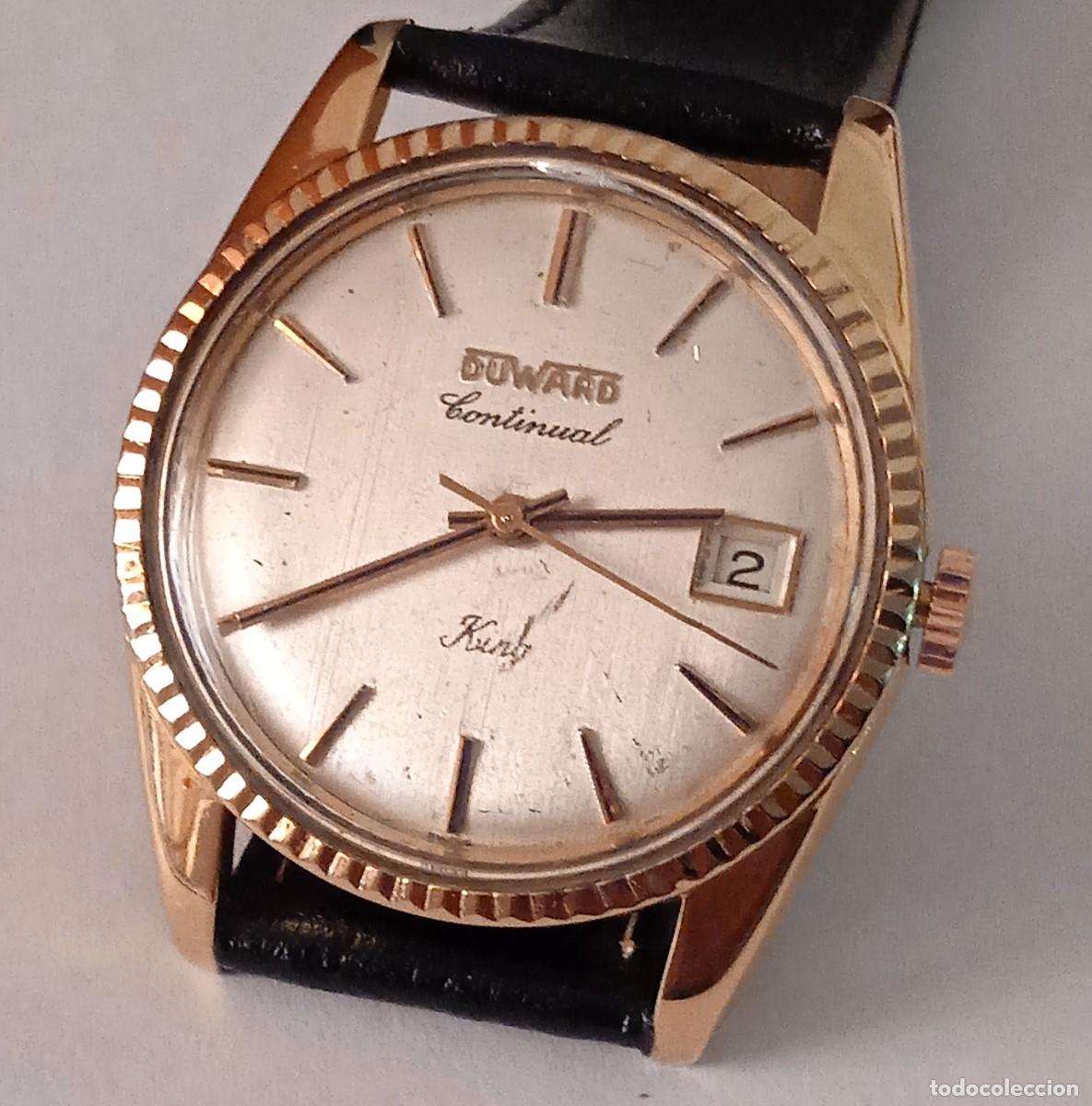 Wristwatches: RELOJ DUWARD CONTINUAL KING 17 RUBIS AUTOM&Aacute;TICO.
