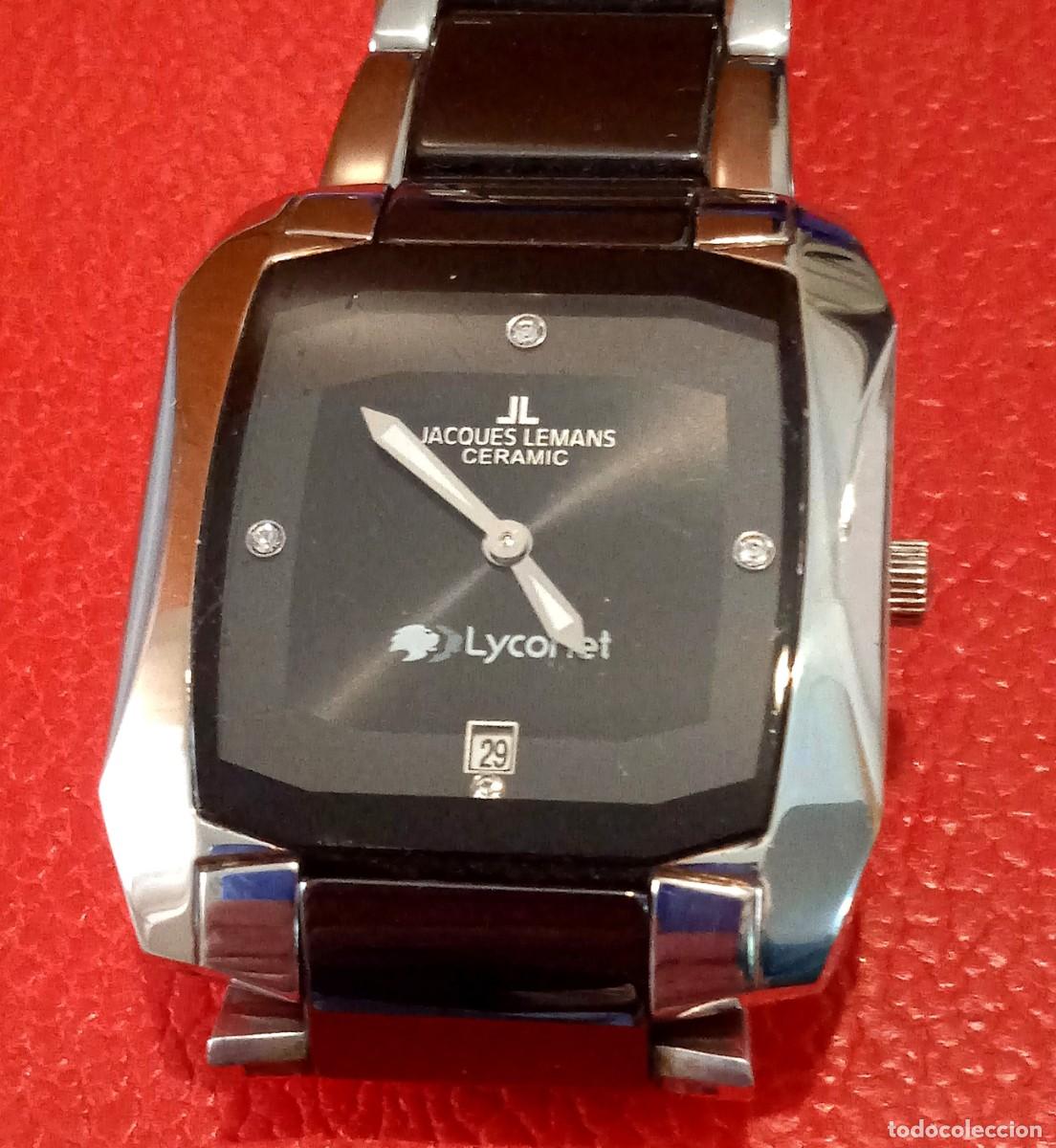 Wristwatches: RELOJ JACQUES LEMANS CER&Aacute;MIC QUARZO