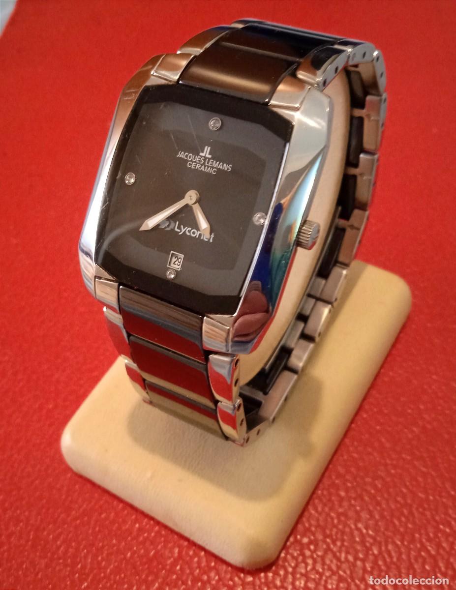Relojes de pulsera: RELOJ JACQUES LEMANS CER&Aacute;MIC QUARZO - Foto 2