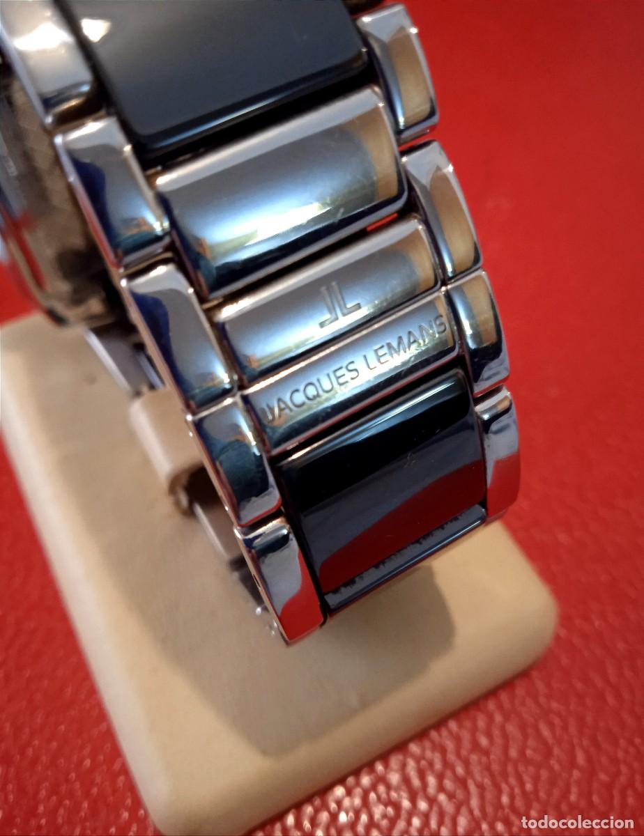 Relojes de pulsera: RELOJ JACQUES LEMANS CER&Aacute;MIC QUARZO - Foto 5