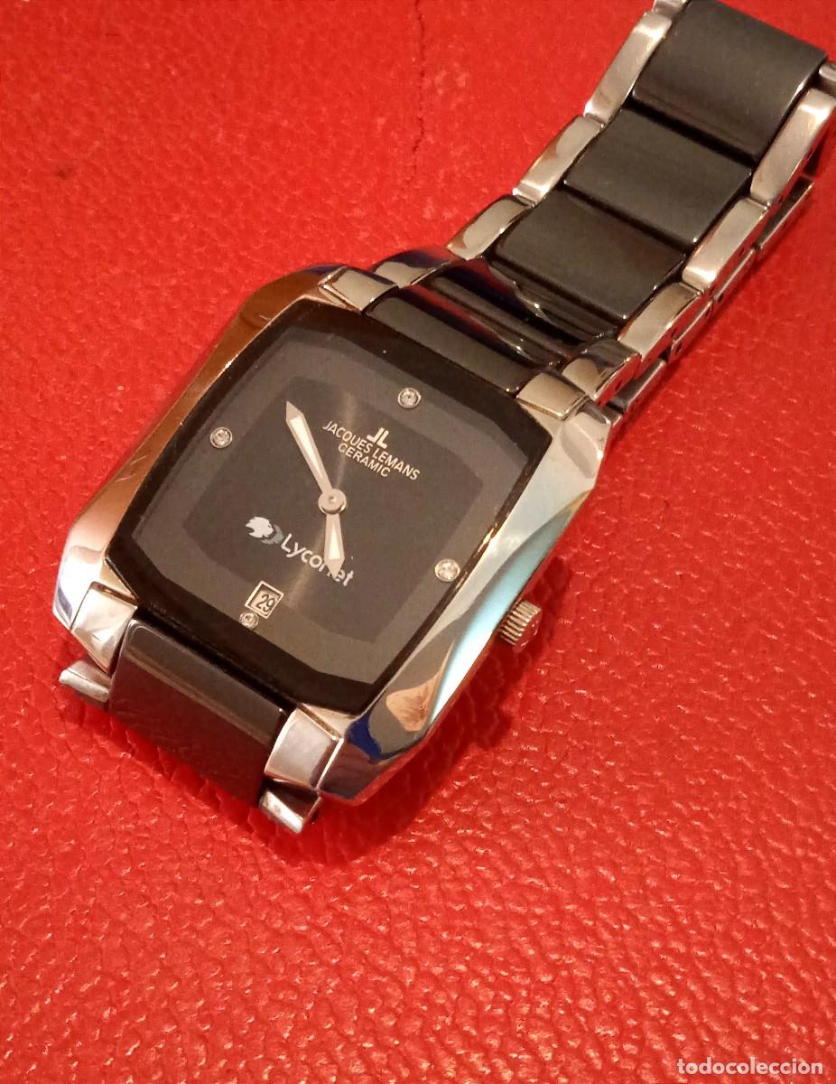 Relojes de pulsera: RELOJ JACQUES LEMANS CER&Aacute;MIC QUARZO - Foto 7