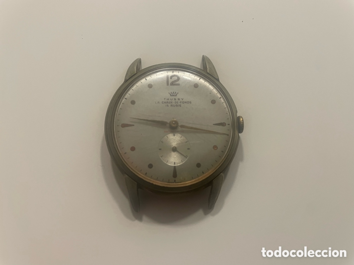Relojes de pulsera: Reloj Thussy La Chaux-de-Fonds 15 Rubis Mec&aacute;nico Suizo A&ntilde;os 40-50 Para Reparar