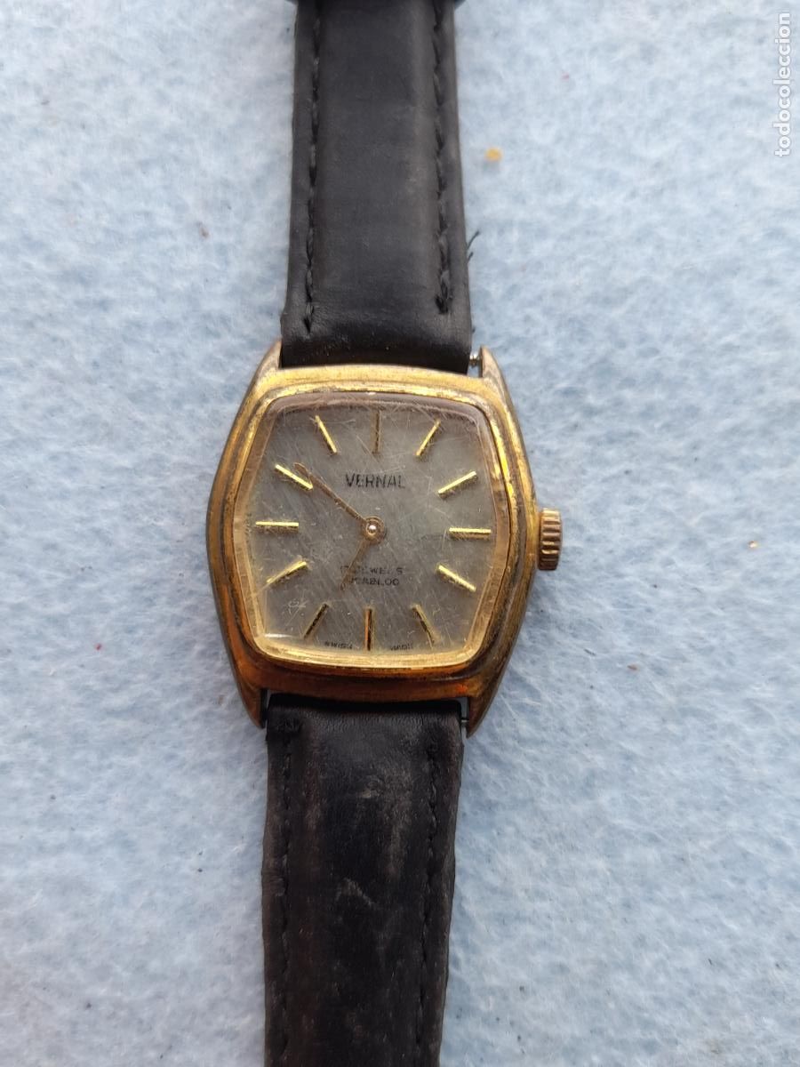 Rel&oacute;gios de pulso: Reloj Marca Verni. Cl&aacute;sico de Dama. Swiss made.