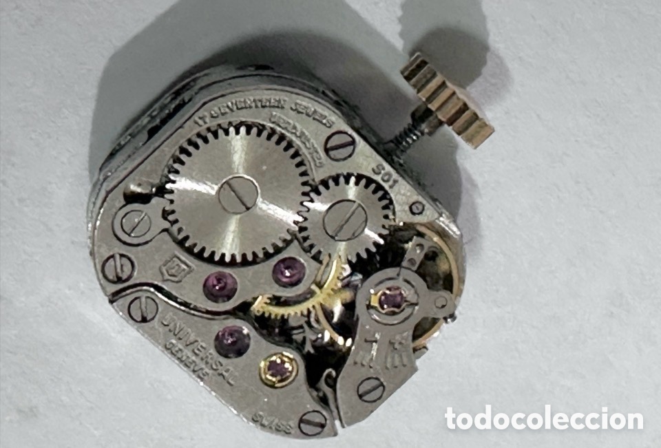 Rel&oacute;gios de pulso: Movimiento UNIVERSAL GENEVE Cal:501 de cuerda Swiss Made