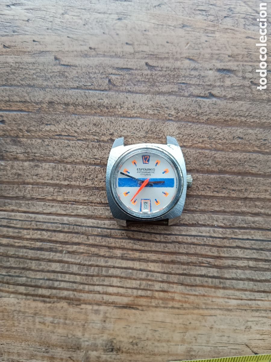Rel&oacute;gios de pulso: RELOJ DE PULSERA MARCA ESPERANTO ANTIMAGNETIC 17 RUBIS
