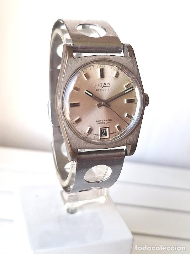 Relojes de pulsera: Reloj Titan Autom&aacute;tico 25 Rubis Vintage