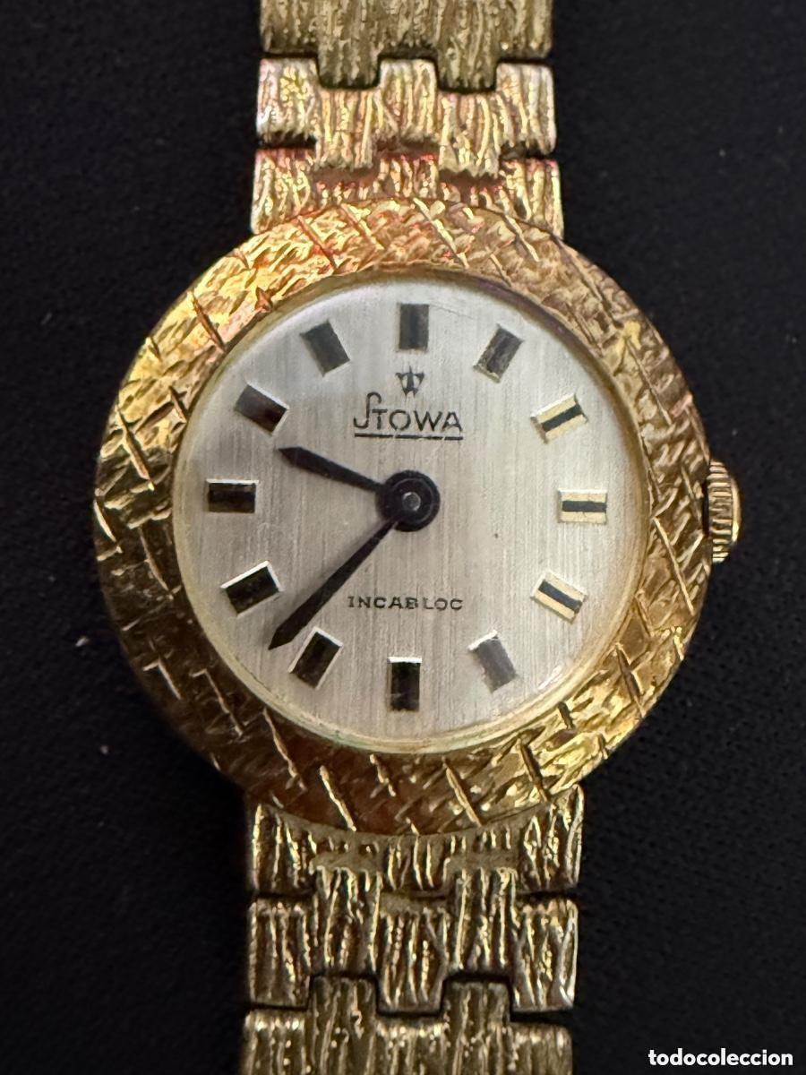 Relojes de pulsera: Reloj vintage SIOWA suizo Incabloc &ndash; A&ntilde;os 50/60 &ndash; Mec&aacute;nico &ndash; Dorado Funciona