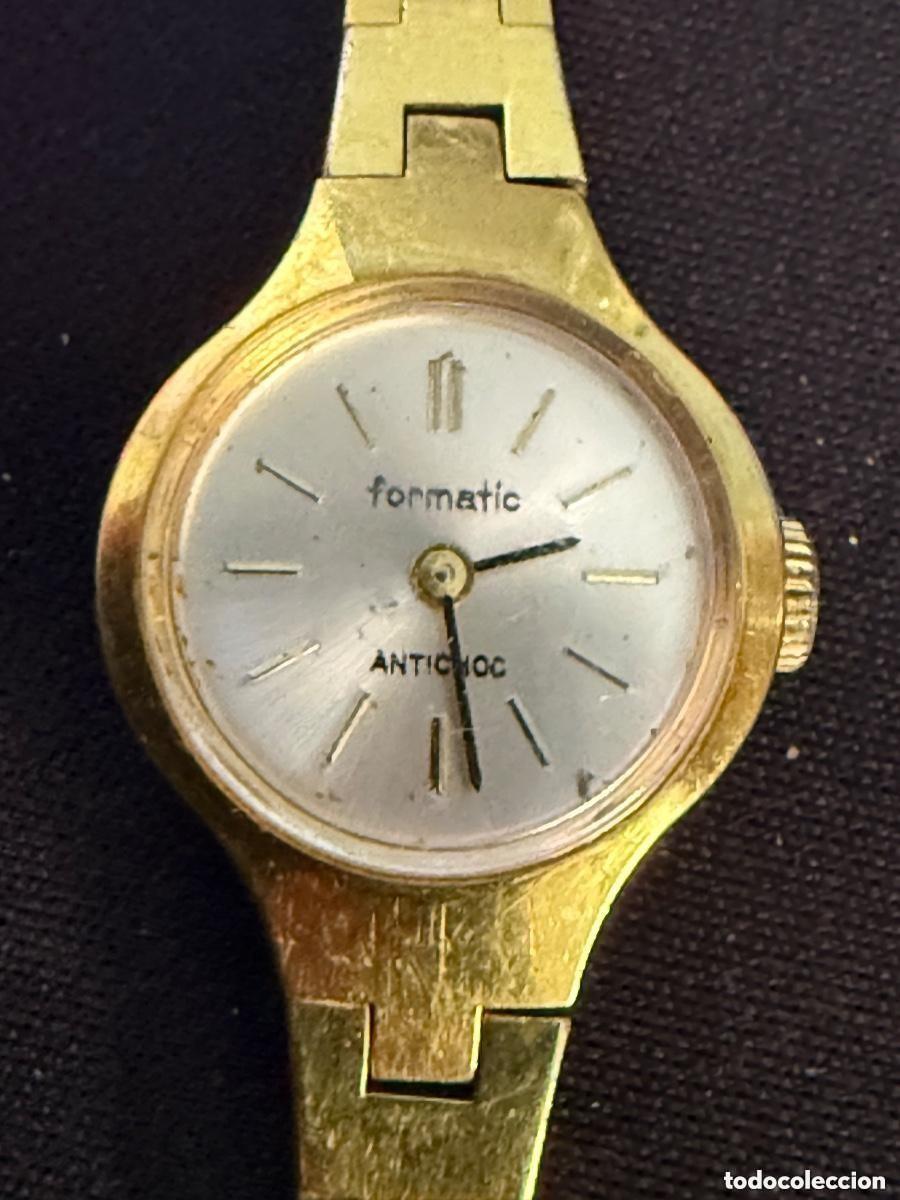 Orologi da polso: Reloj vintage Formatic Antichoc &ndash; Mec&aacute;nico &ndash; Se&ntilde;ora &ndash; A&ntilde;os 60/70- EN FUNCIONAMIENTO